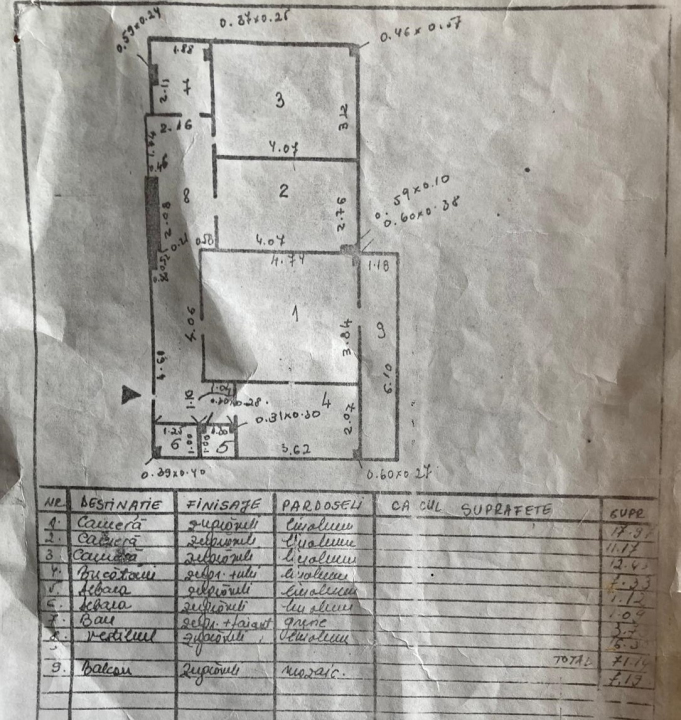 Apartament 3 camere Sos Alexandria