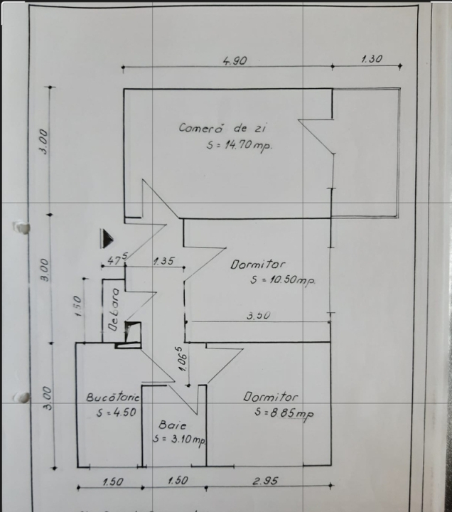 Apartament 3 camere de vanzare Drumul Gazarului, Sos. Giurgiului