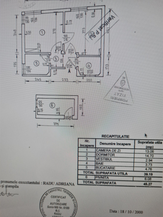 Apartamente pentru regim hotelier central