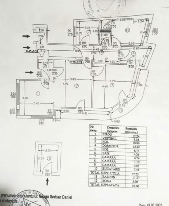 Apartament 3 camere 94mp Gradina Icoanei / Maria Rosetti