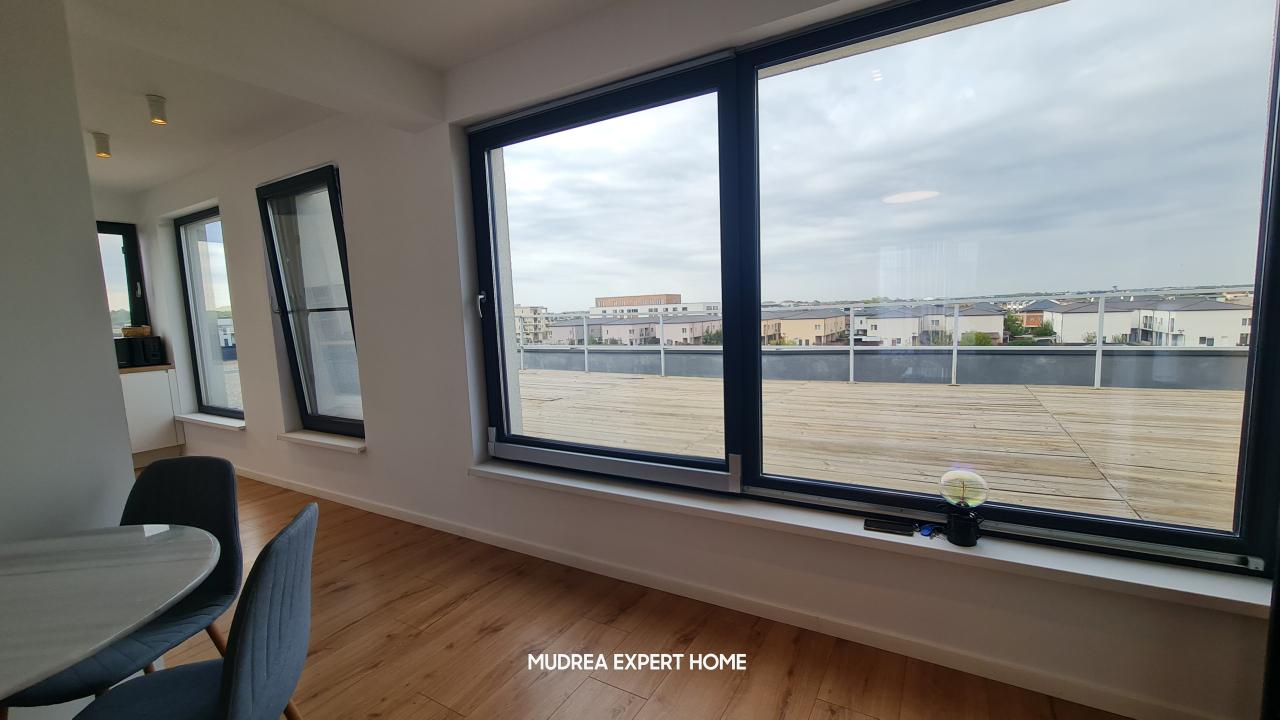 Nou | Apartament Impecabil | 2 Camere | Terasa | Otopeni-Tunari