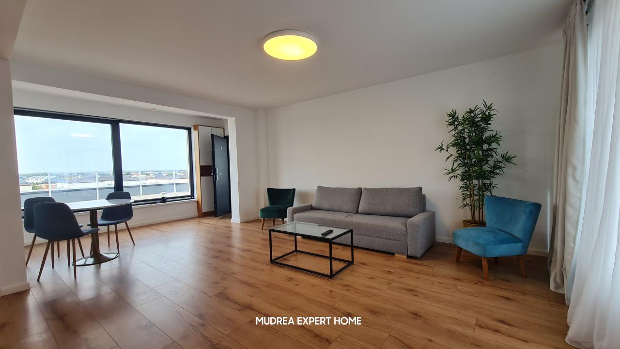 Nou | Apartament Impecabil | 2 Camere | Terasa | Otopeni-Tunari