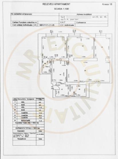 Apartament 3 camere nou, la alb, in complex privat, Corbeanca #2