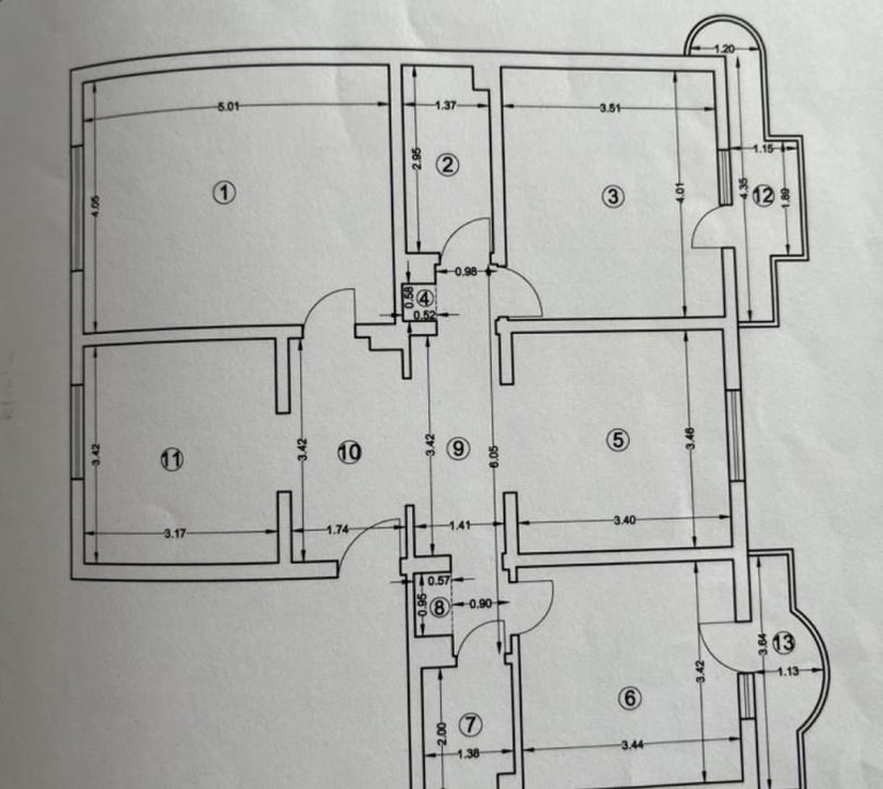 Apartament de 4 camere CU CENTRALA -Vitan-Comision 0%