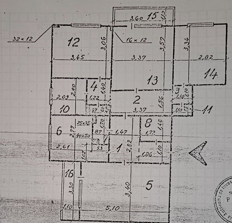 Apartament de 4 camere CU CENTRALA |  Vedere parc -Turda-Comision 0%