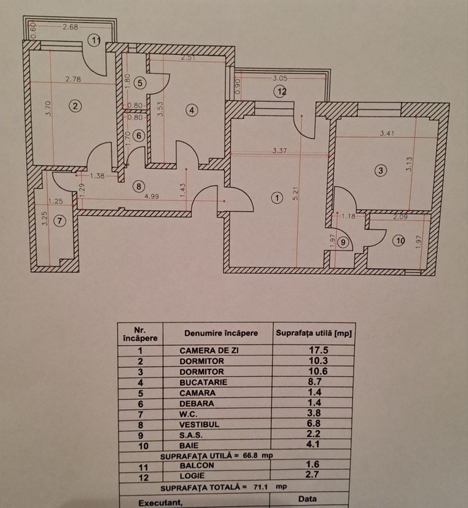 Apartament de 3 camere -Mihai Bravu-Dristor-Comision 0%