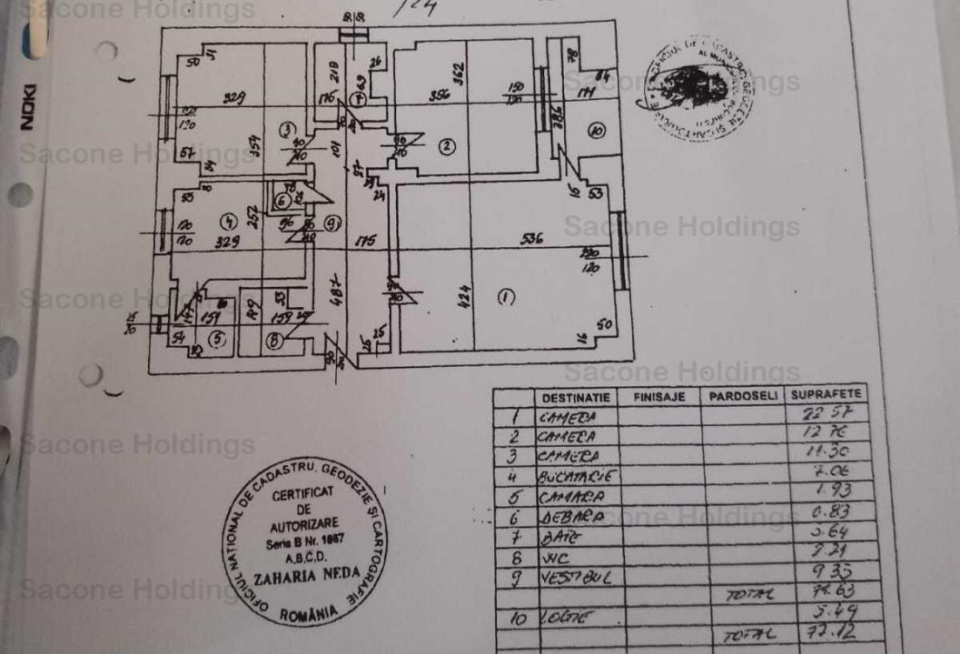 Apartament de 3 camere CU CENTRALA-Nerva Traian-Comision 0%