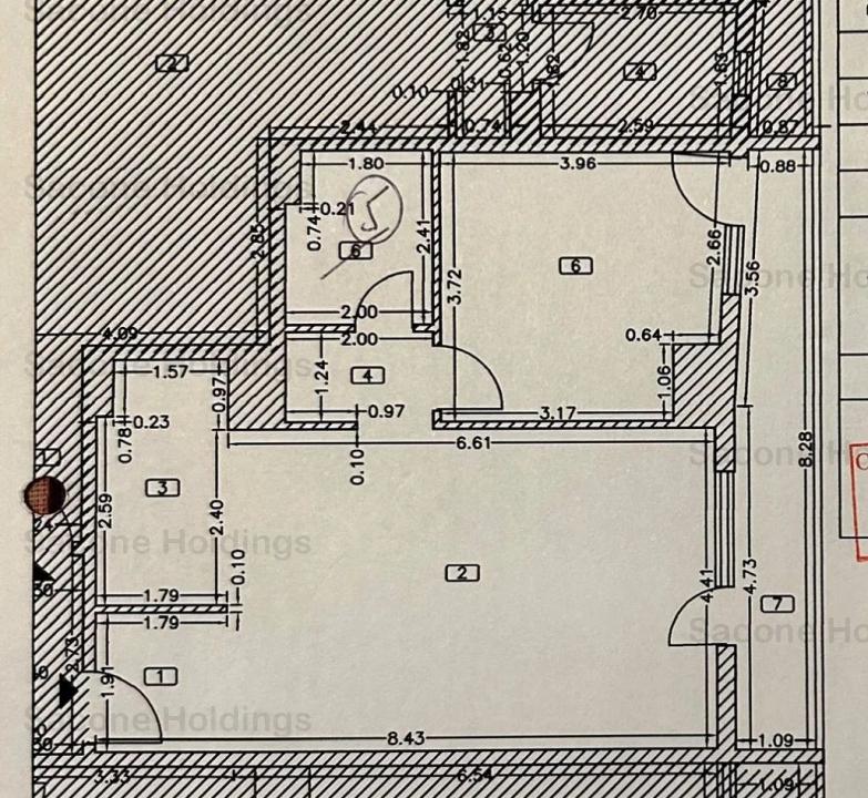 Apartament de 2 camere 700M Metrou-Decebal-Comision 0