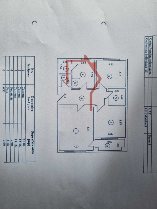 Apartament de 3 camere LUMINOS-Calea Calarasilor-Comision 0%