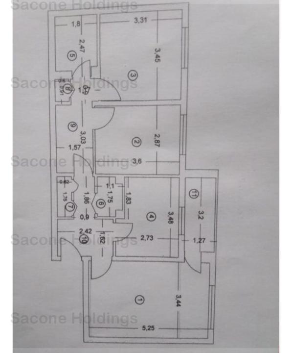 Apartament de 3 camere ( Bloc Reabilitat )-Rahova-Sebastian