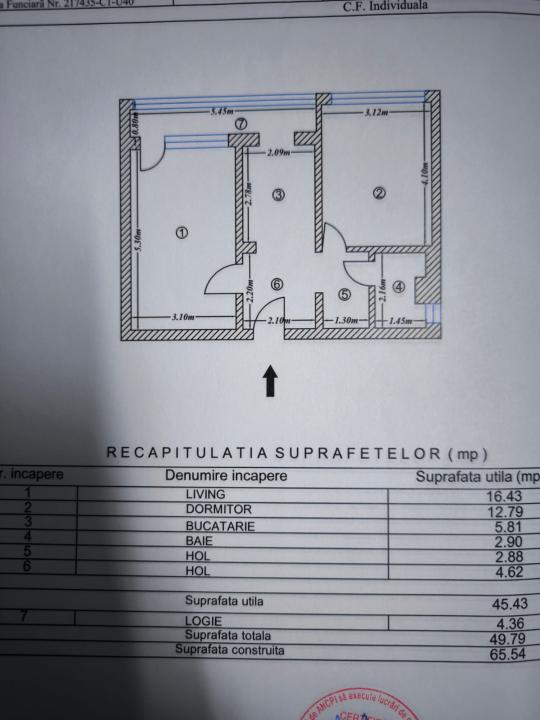 Apartament de 2 camere Grand Arena-Obregia