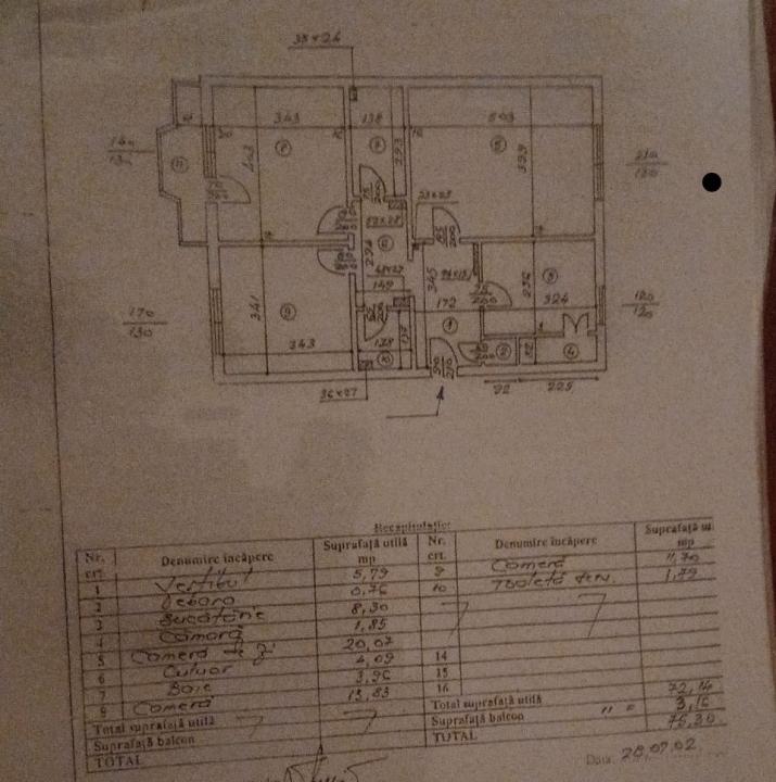 Apartament de 3 camere DECOMANDAT-13 Septembrie-Sebastian