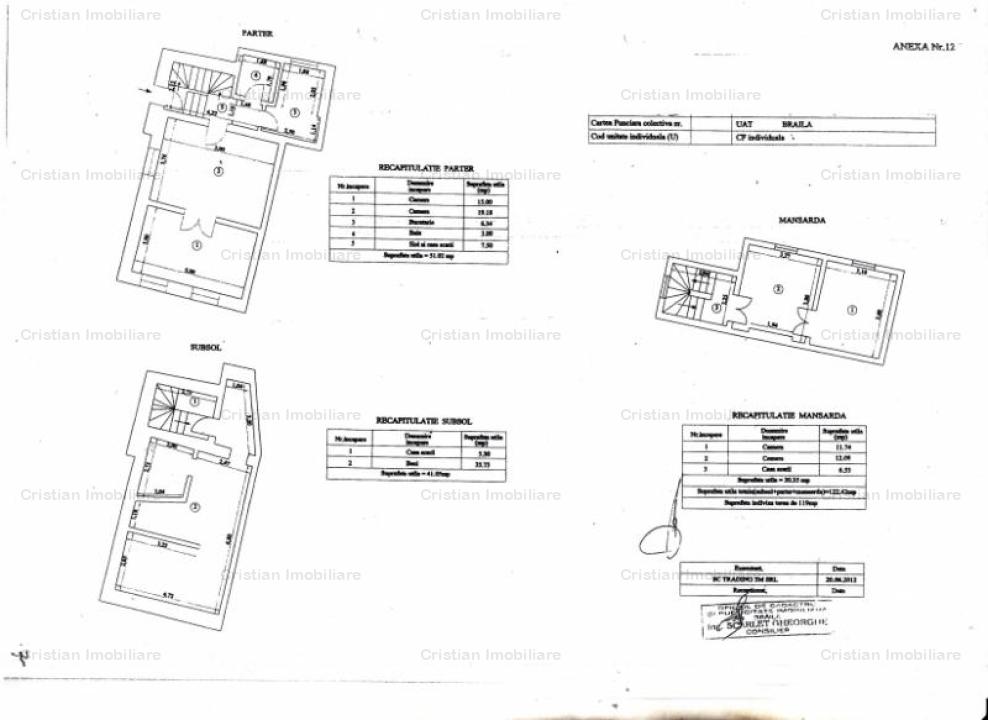  Casa Boiereasca D+P+M pozitie excelenta pe colt zona Centru Istoric