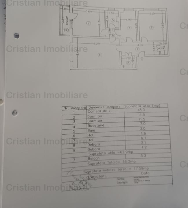 Bloc cu 4 etaje,  3 cam 67mp Confort1 DECOMANDAT sos. Vizirului