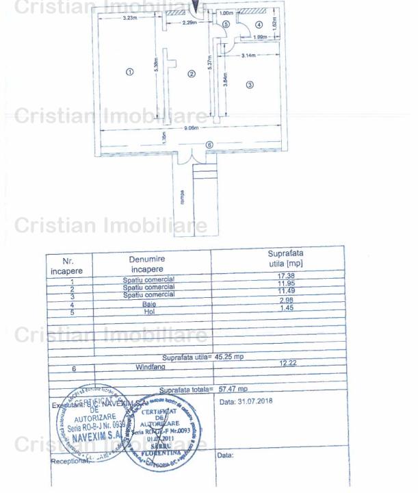 Id:16653! Spatiu comercial! POZTIE EXCELENTA, zona Victoriei