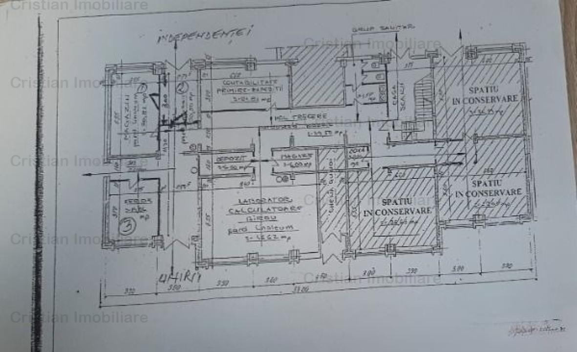 Bd.Independentei    Spatiu 1100 mp, PRETABIL ORICE TIP DE ACTIVITATE, 