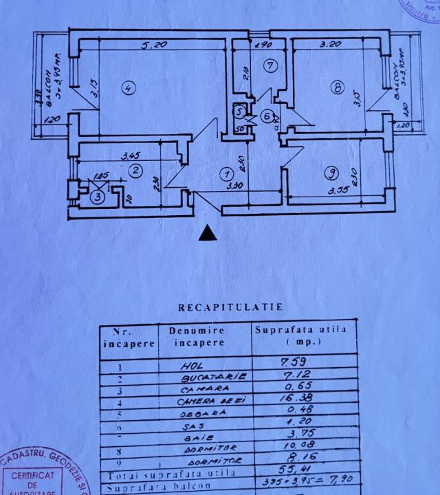 3 camere Totul Nou etaj 2 DOROBANTILOR Nemobilat sau Complet Mobilat 