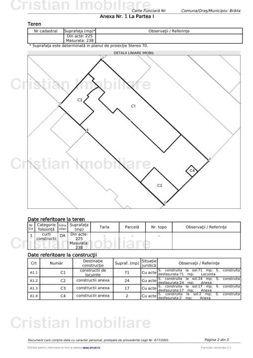 Teren 238 mp deschidere 10 m, toate utilitatile  zona Piata Saraca