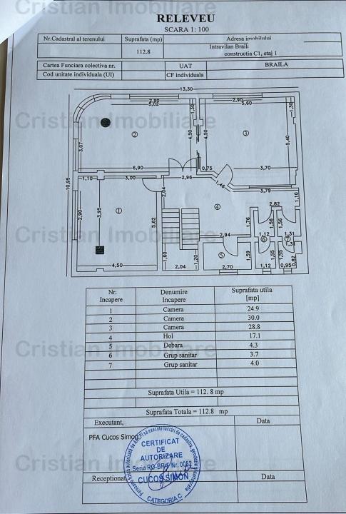 Artera PRINCIPALA 334mp Cladire birouri P+2  zona Dorobanti-Victoriei