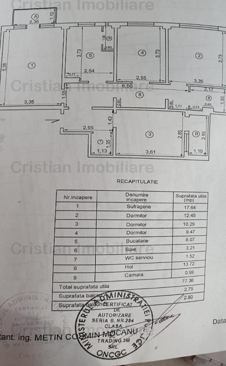 Ap. 4 cam, zona Plantelor, etaj intermediar, LIBER, merita vazut!