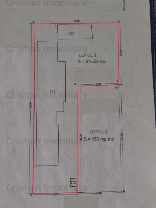 Casa 6 camere, teren 376 mp, toate utilitatile, zona Chercea