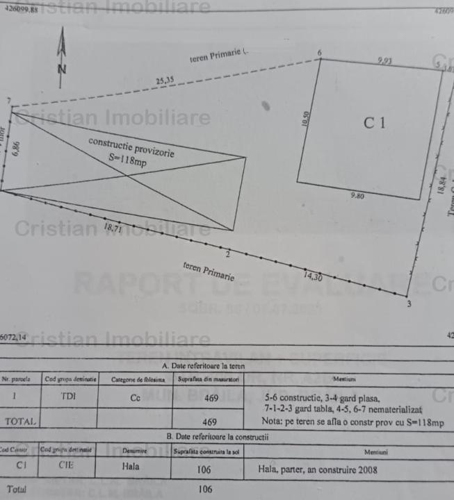 Hala productie din boltari 110 mp  zona Brailita 