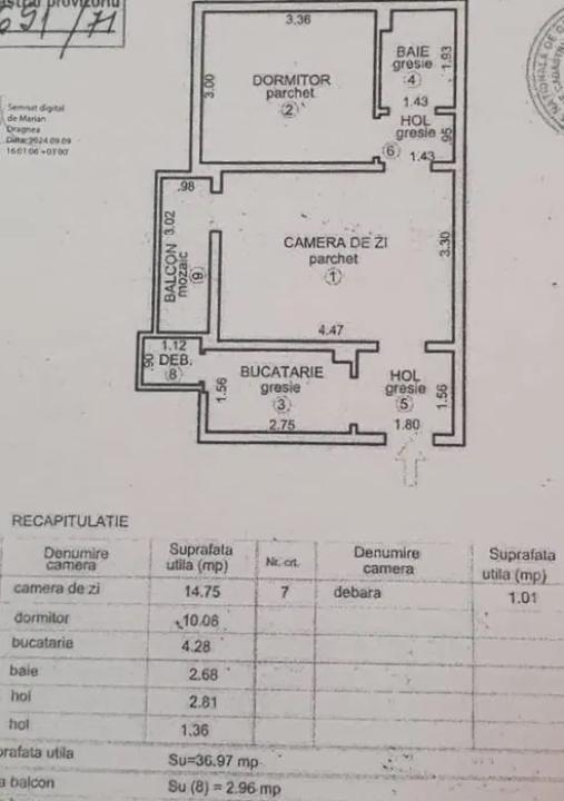 Ap 2 cam conf 2 zona Viziru 1 mobilat si utilat etaj 2 LIBER