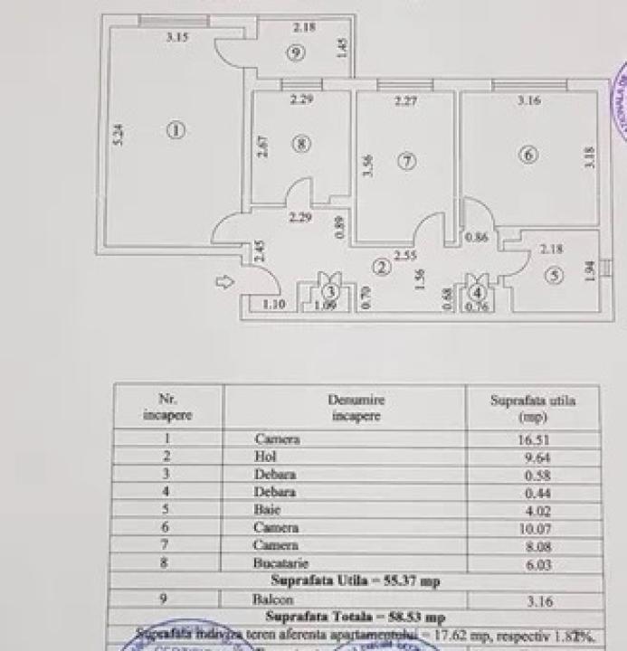 Ap 3 cam Progresu conf 1 decomandat etaj 2