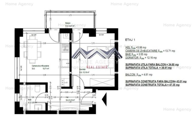 Apartamente 2 camere Otopeni - mobilat, utilat, cu parcare