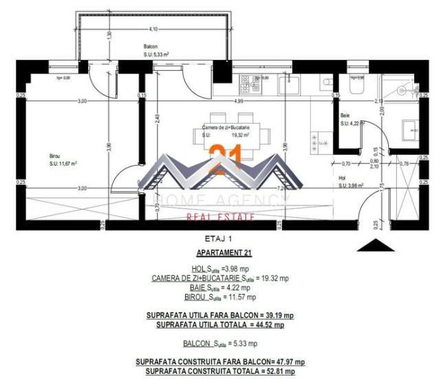 Apartament 2 camere Otopeni