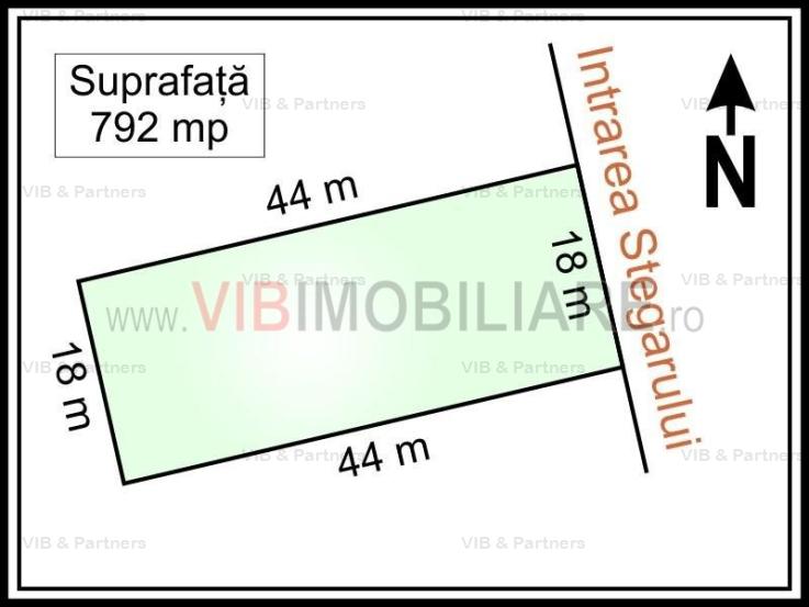 Baneasa - Sisesti, Intr. Stegarului, teren intravilan, suprafata 792 mp,