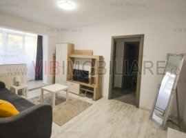 Campina - 2 camere -  parter -  balcon -  mobilat/utilat/ centrala proprie