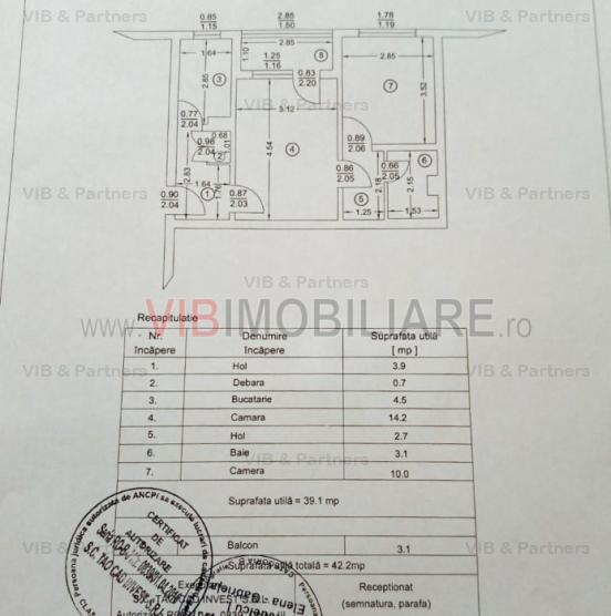 Campina - 2 camere - parter - balcon - mobilat/utilat/ centrala proprie