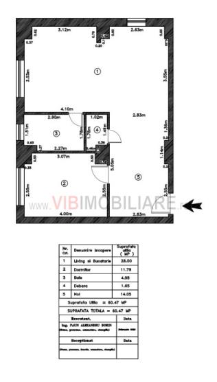 Grozavesti - Lacul Morii - 2 camere - partial mobilat - SUT 61 mp