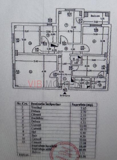 Muncii - Calea Calarasilor - 4 camere /nemobilat - 94mp