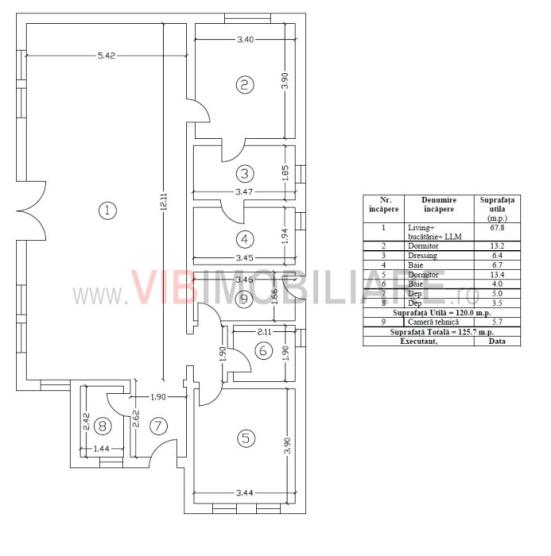 Corbeanca - Str Cantonului - vila suprafata construita 160mp -  teren 642mp