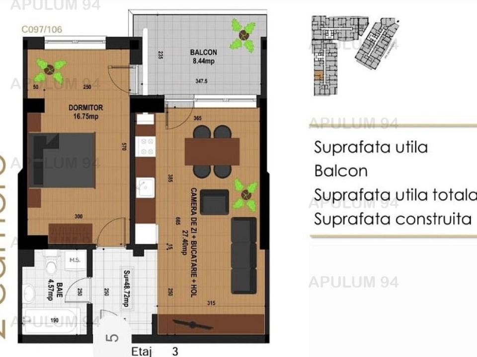 Apartament Nou Timpuri Noi/Unirii/Octavian Goga 2023 