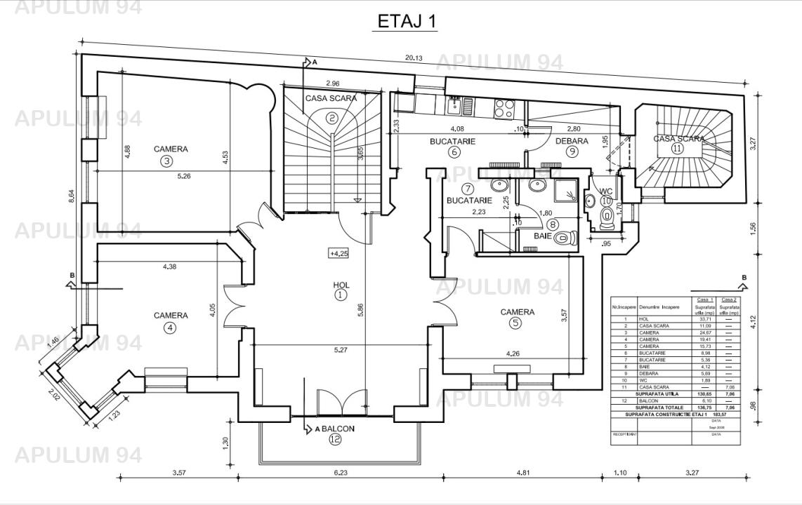 Ultracentral | Casa S+P+E+M | Gradina Icoanei X Universitate X Rosetti