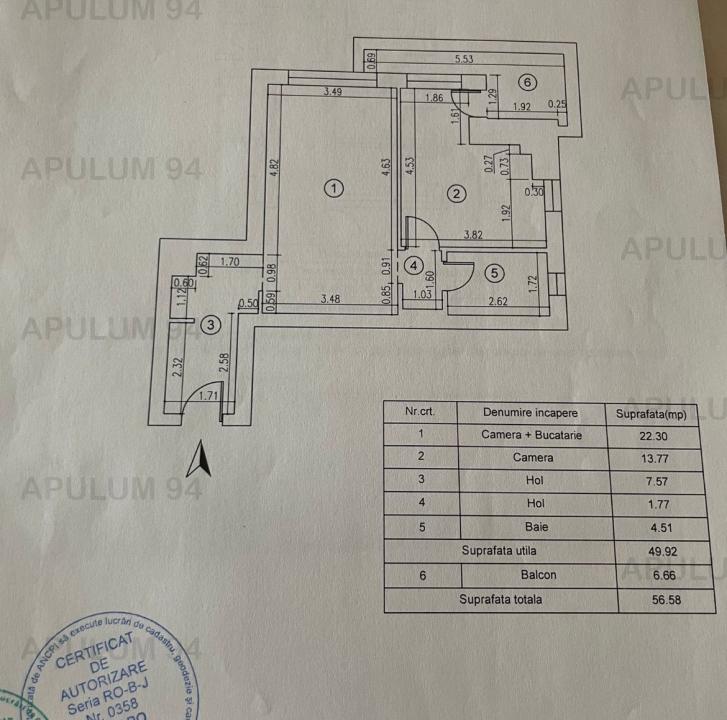 Apartament 2 camere Mobilat  Utilat Titan 