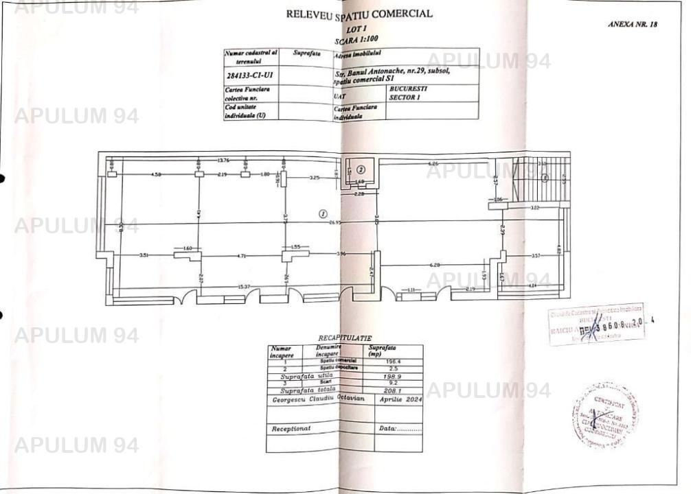 Spațiu Comercial Stradal - Piața Floreasca Comision 0%