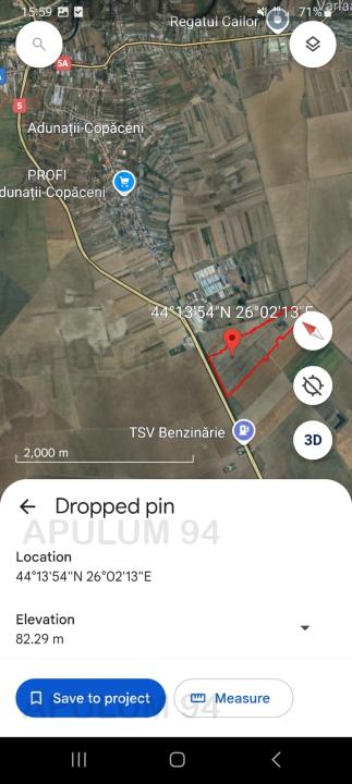 Teren de Închiriat 40ha Adunatii Copăceni | Industrial/ Logistic