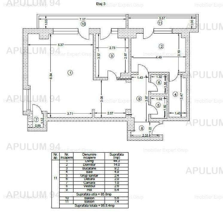 Inchiriere 2 cam | Aviatorilor | Charles de Gaulle 110 sqm