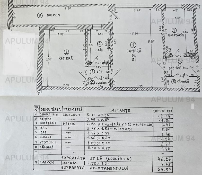 Apartament 2 camere, 55mp,  Metrou Tineretului și Parcul Tineretului