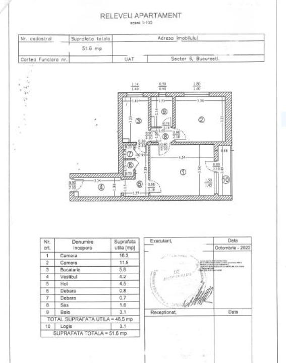 Apartament 2 camere Drumul Taberei- Colegiul Elena Cuza. 