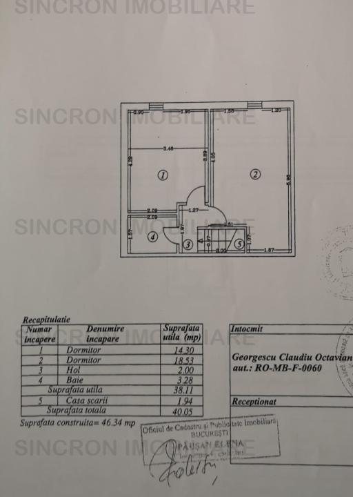 Apartament cu 3 camere, 2 băi, 81.5 mp, Theodor Pallady - metrou 1 Decembrie