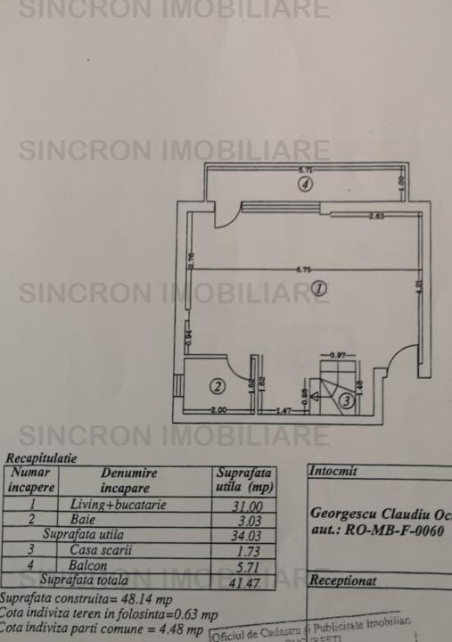 Apartament cu 3 camere, 2 băi, 81.5 mp, Theodor Pallady - metrou 1 Decembrie