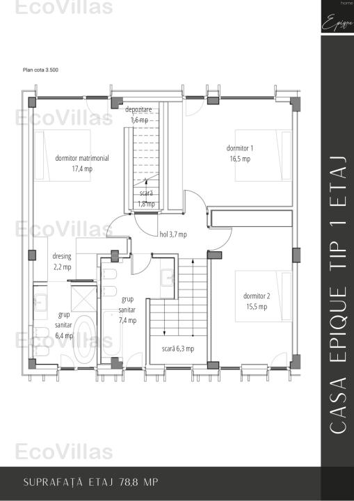 Casa cu tehnologii verzi, pompa geotermala, eficienta energetica Epique home