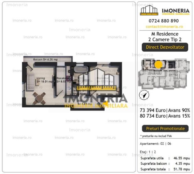 Metrou Aparatorii Patriei 600m | Pompe de caldura | Imobil Premium | Comision 0%