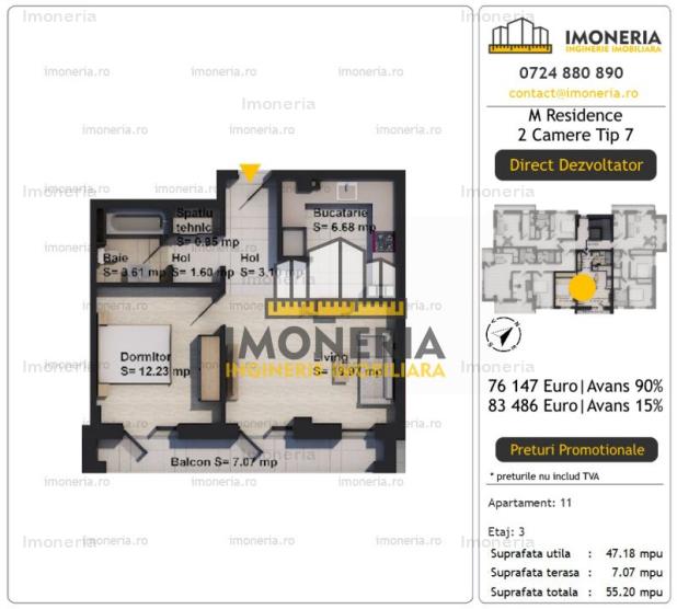 Metrou Aparatorii Patriei 600m | Pompe de caldura | Imobil Premium | Comision 0%