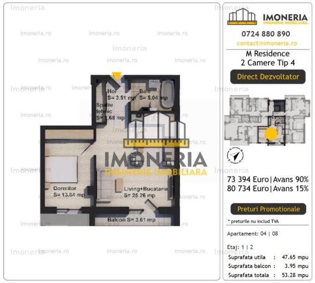 Metrou Aparatorii Patriei 600m | Pompe de caldura | Imobil Premium | Comision 0%